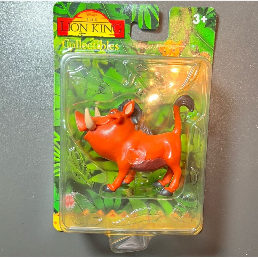 New Disney The Lion King Collectibles Pumbaa Figure - Mattel 2001 NIP Vintage